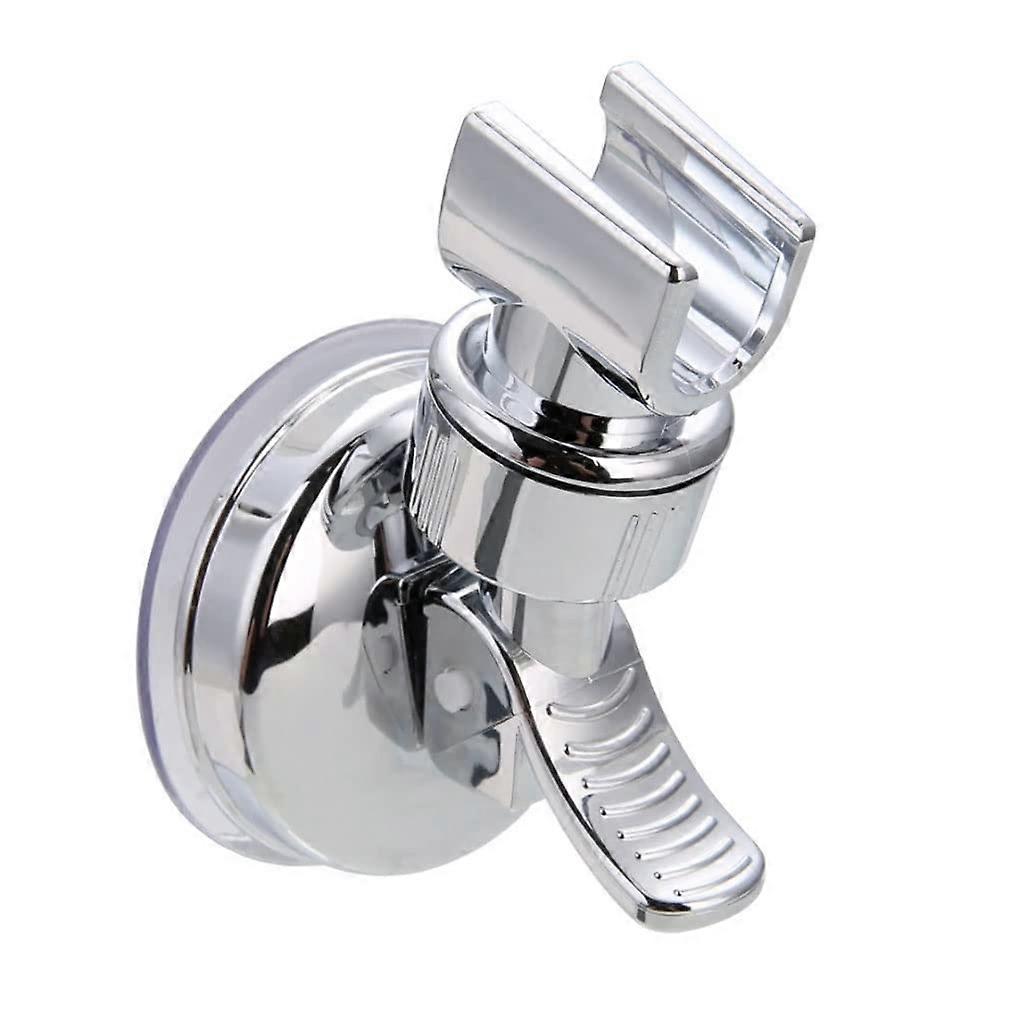 Adjustable Shower Head Holder with Strong Suction Cup, 360° Rotating Wall Mounted Bracket 11x7cm