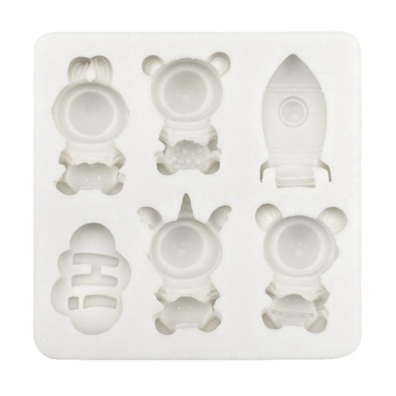 Spaceship Astronaut Cookie Cutter Biscuit Mold for Baking MultiShaped Cake Decorating Tools