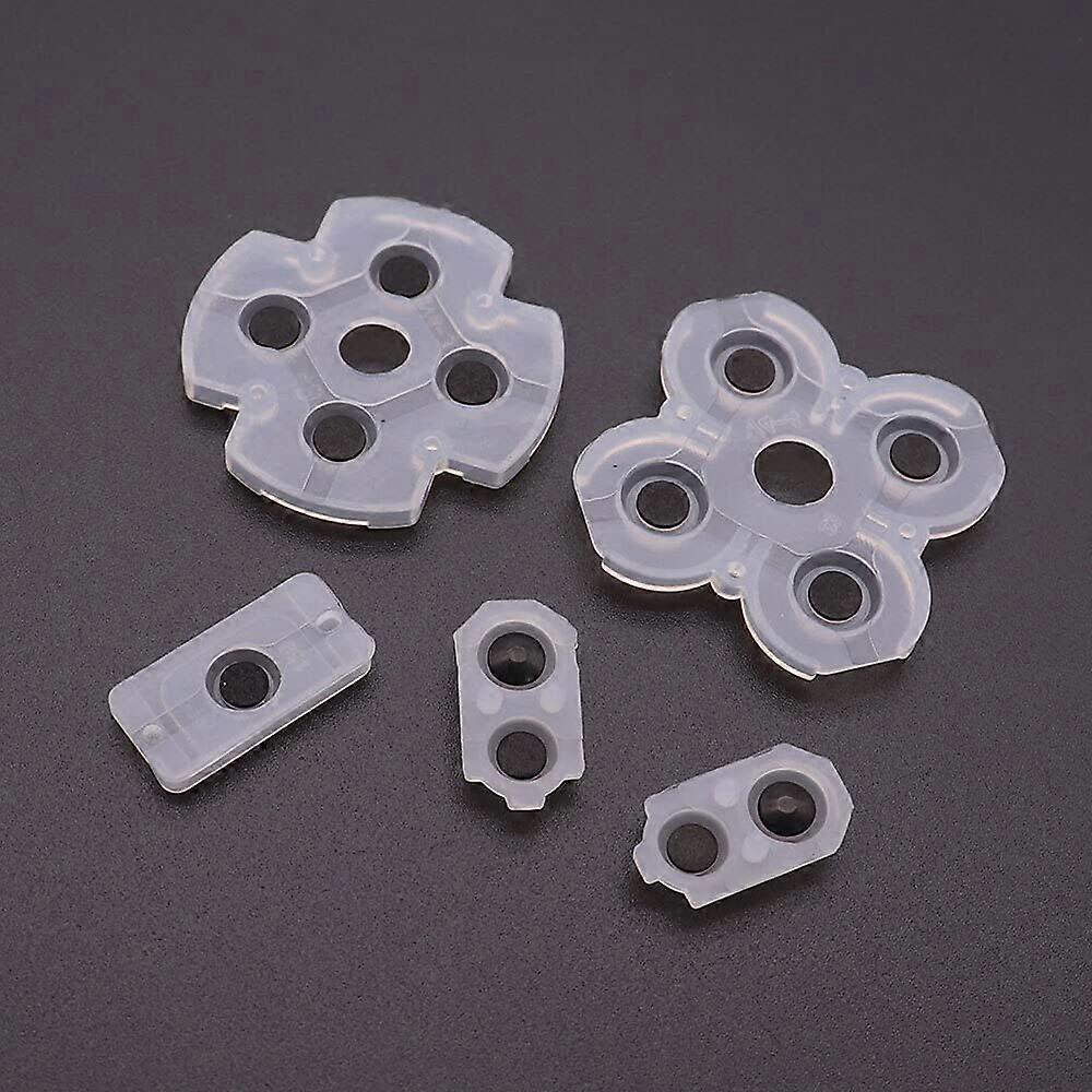 Conductive Rubber Pads JDM050 JDM055 Replacement Silicone Button Contact Set for PS4 Controller