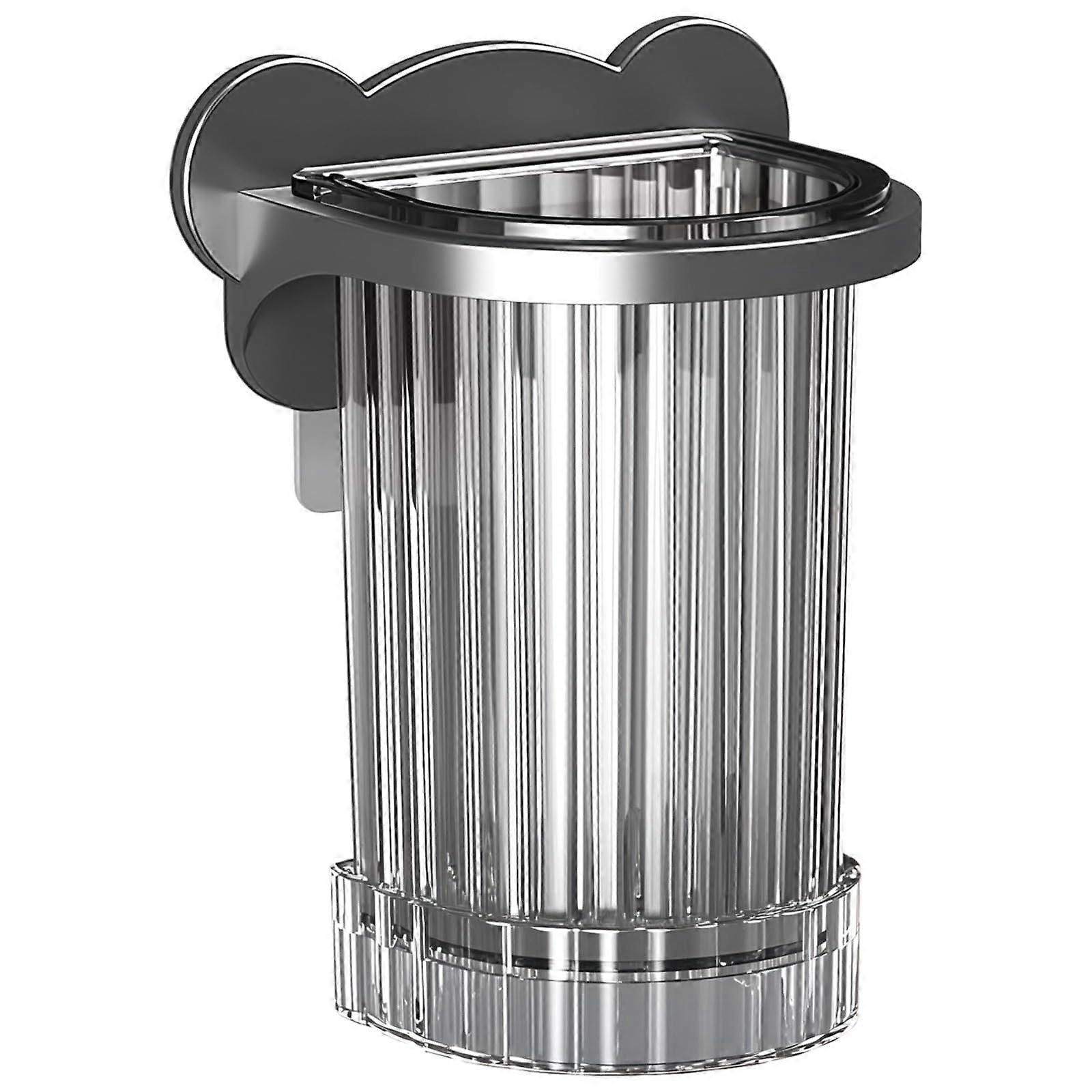 Wall Mounted Kitchen Utensil Holder with Water Tray, Space Saving Chopstick Drying Rack