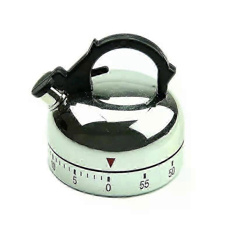 60 Minute Counting Teapot Shaped Kitchen Cooking Alarm Clock Timer Mechanical