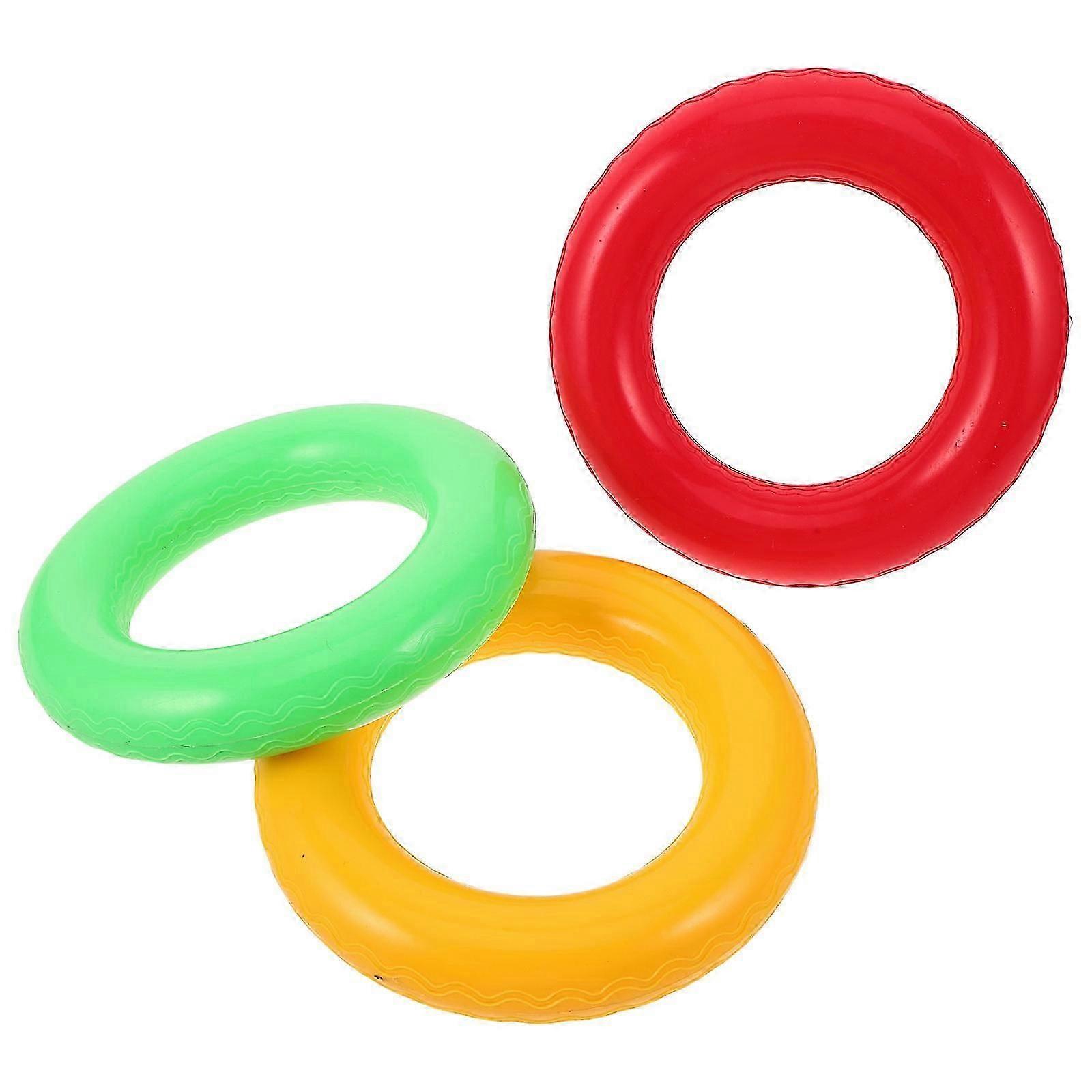 Yellow Soft Relay Race Sticks for School Competitions, 3Pcs