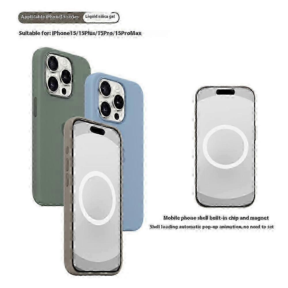 Premium iPhone 15 Pro Max Case: MagSafe & Liquid Silicone for Perfect Fit
