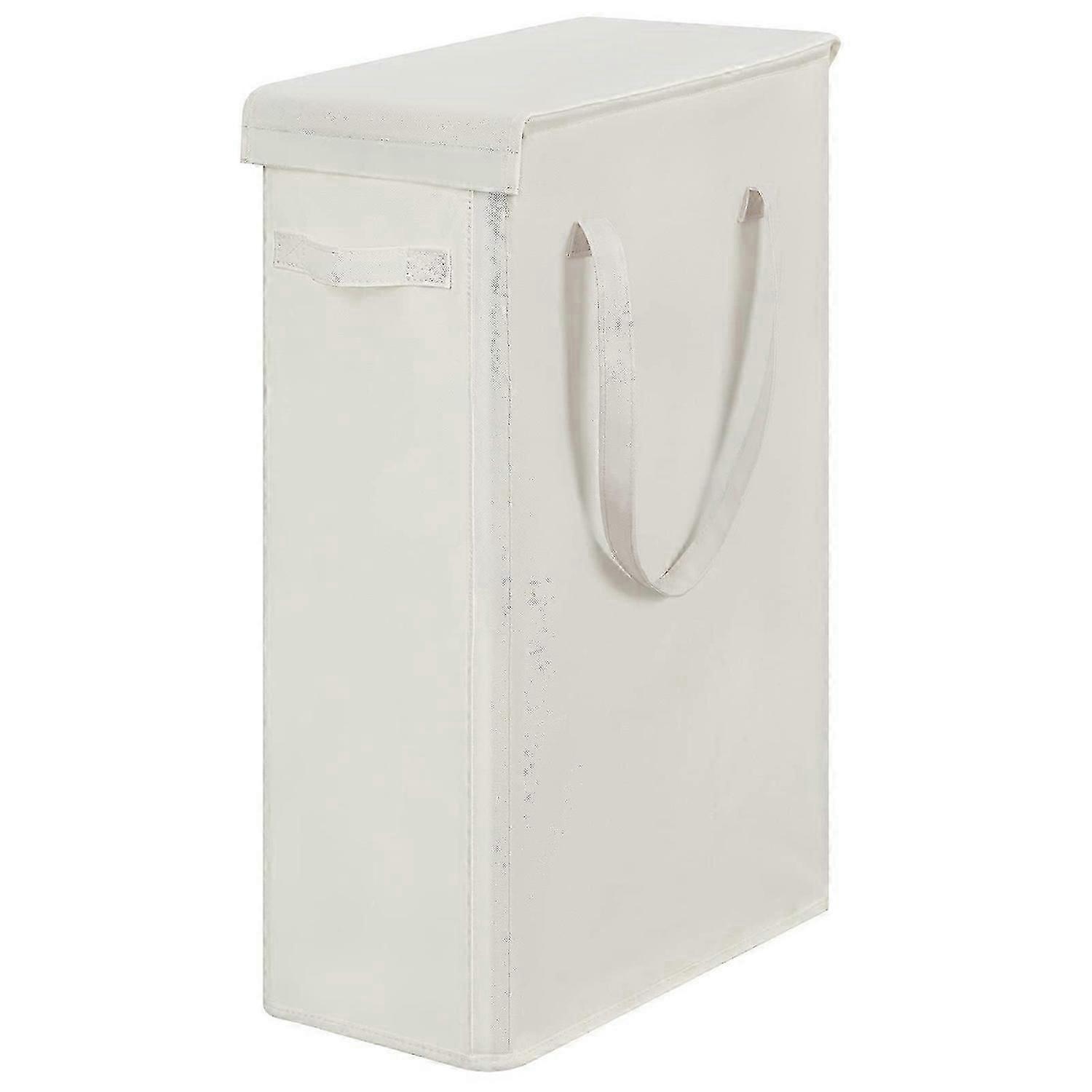 60L Slim Laundry Hamper with Lid Narrow Laundry Basket with Handle Upgrade Foldable