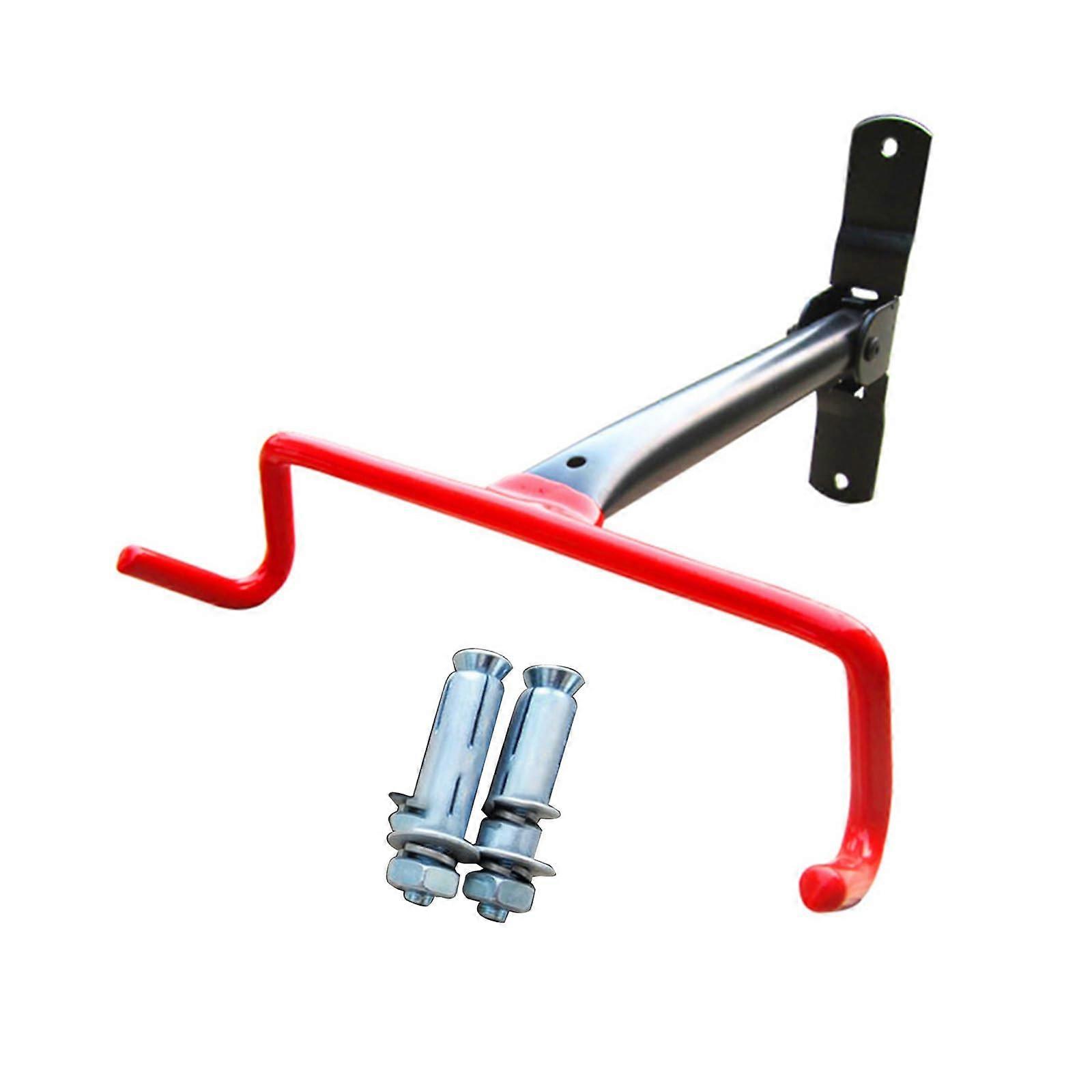 Foldable Bike Wall Mount Rack with Adjustable HeavyDuty Steel Frame for SpaceSaving Garage Storage