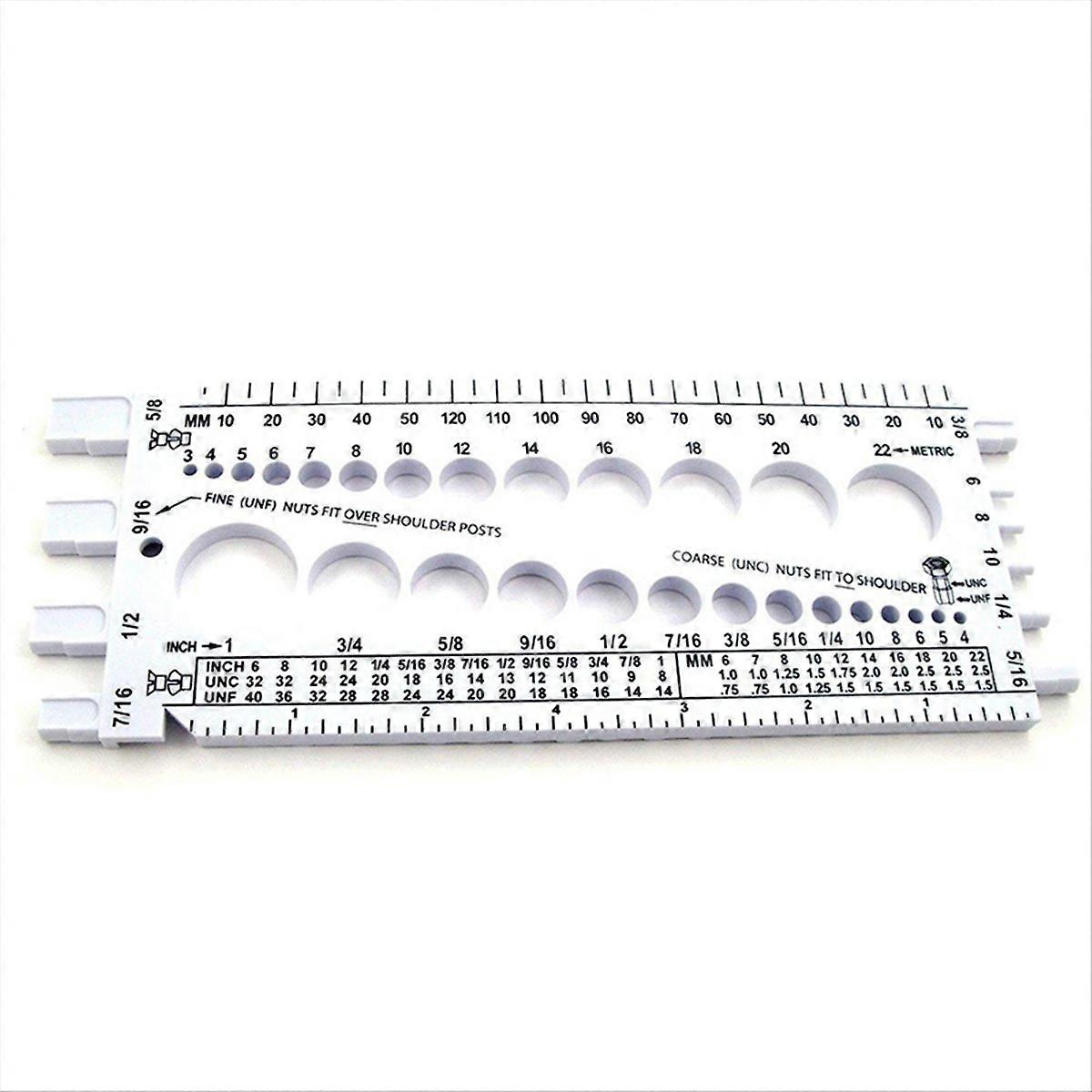 Bolt Nut Thread Inch&Metric Thread Tester Bolt Gauges-B