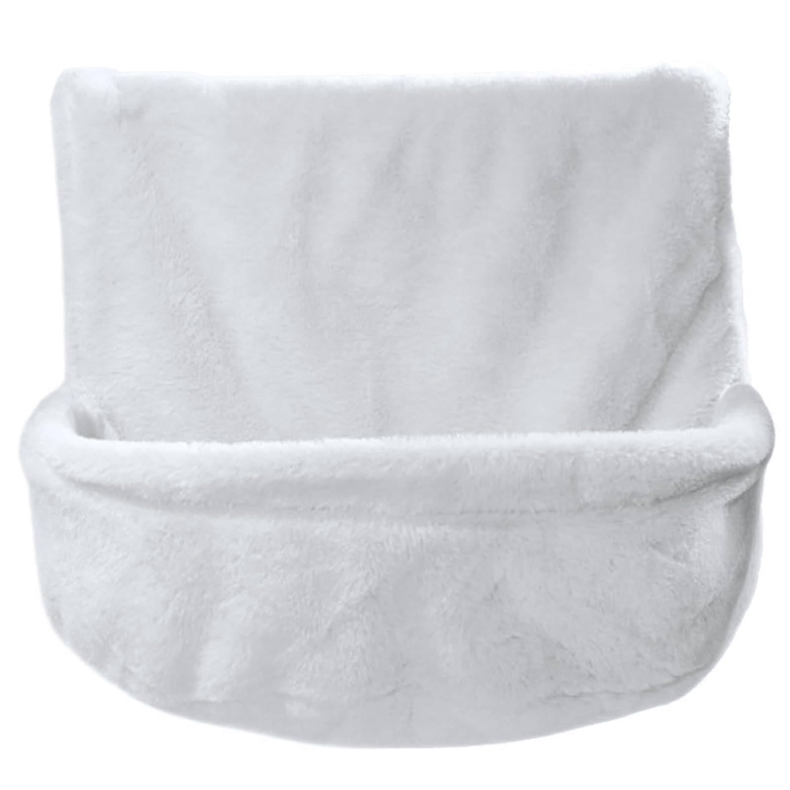 Cat Window Perch with Sturdy Wire Frame and Plush Comfort for Kittens Ferrets and Small Pets