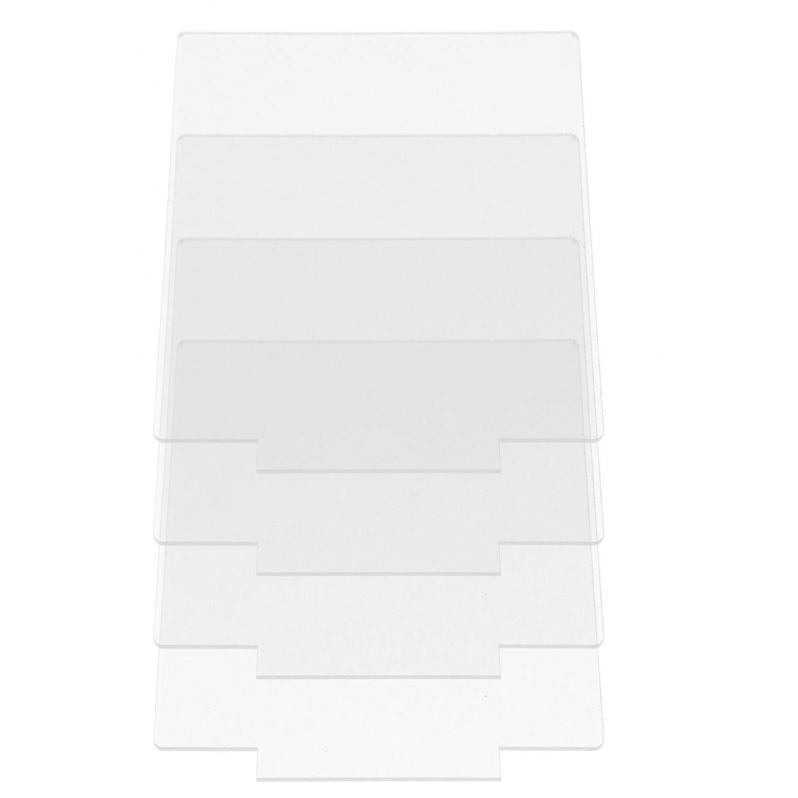 Durable Acrylic LED Light Plate for Decoration 4Pcs Transparent Light Panel