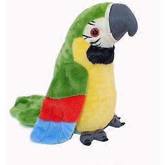 Talking Parrot Plush Toy for Kids with Cute Voice Repeat, Soft Cuddly Interactive Gift