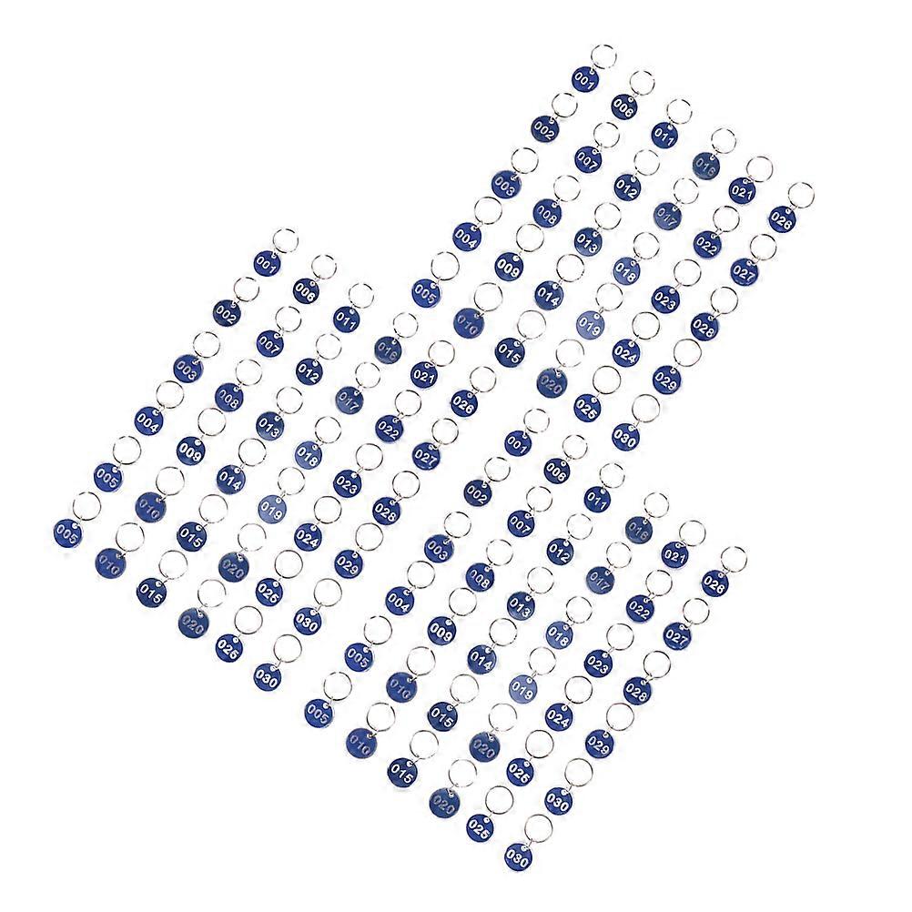 Metal Digital Number Tags for Classification 1Set