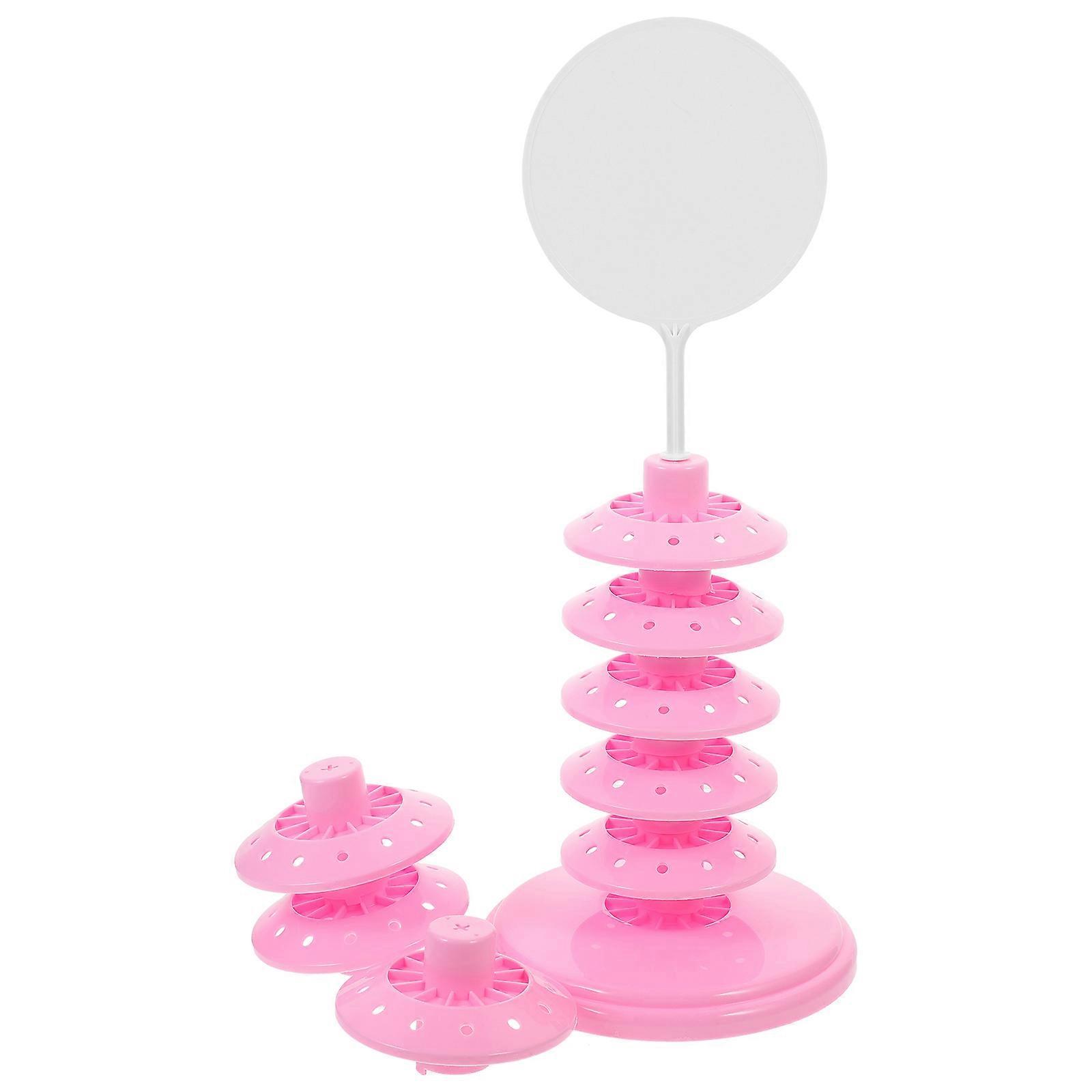 Cake Pop Lollipop Display Stand for Decor Pink PP Material