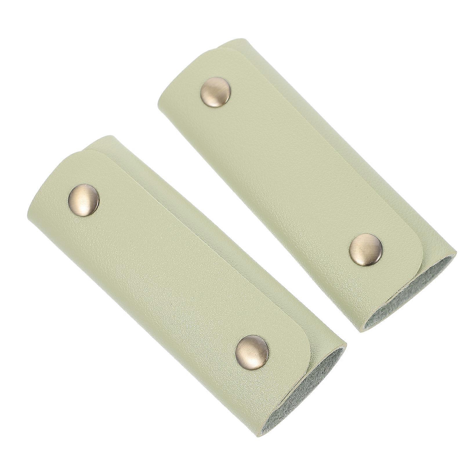 Bag Handle Wrap PU Cover for Suitcase Handle Protector 4Pcs