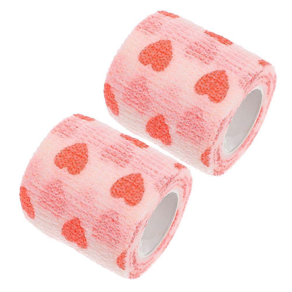 Dog Paw Bandage Wrap with Self Function 2Pcs Non-Woven Tape