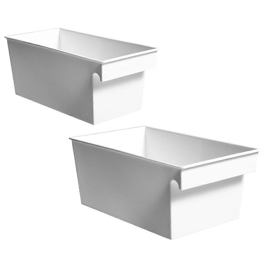 Household Organizing Box Plastic for Storage 2Pcs Case