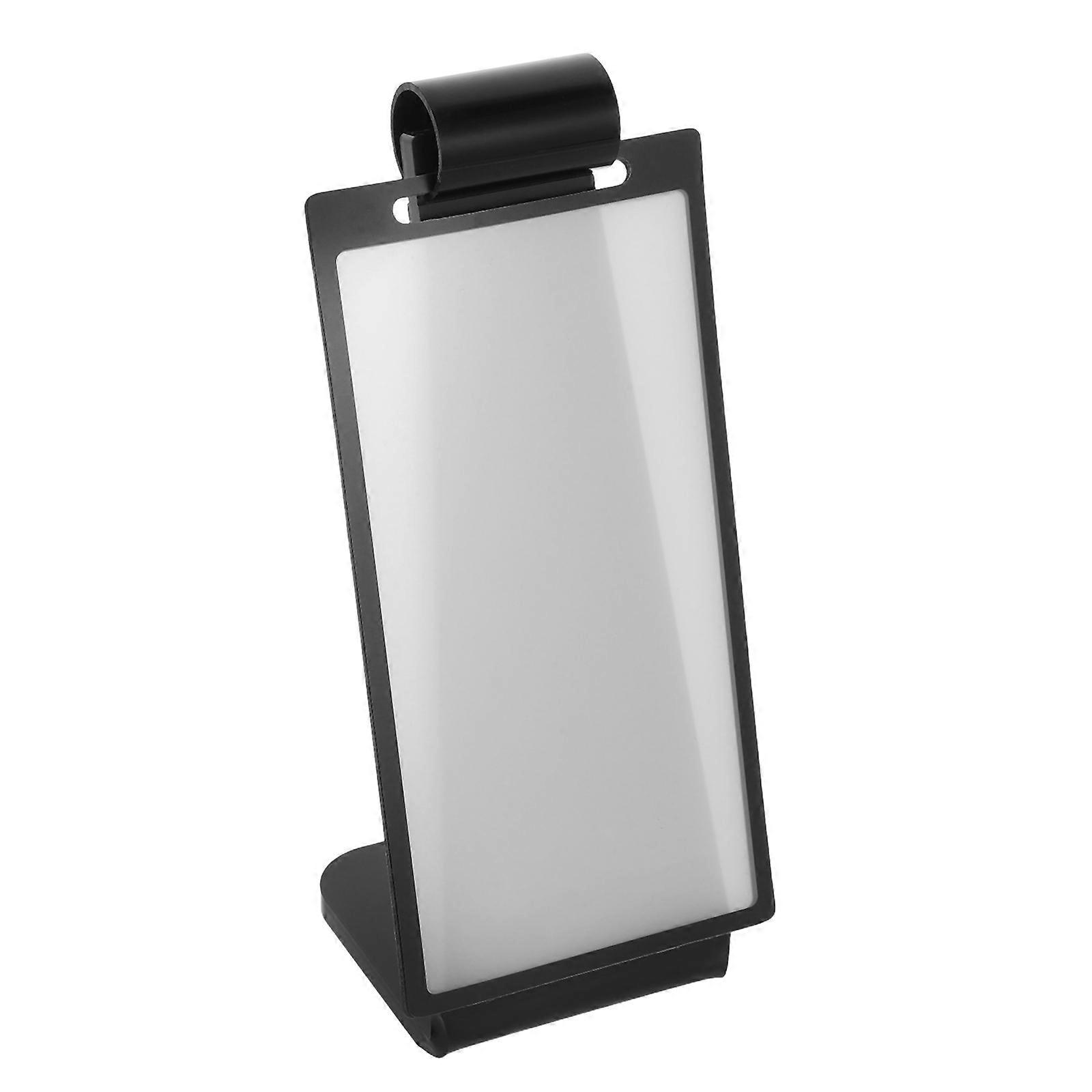 Tabletop Acrylic Menu Display Stand with 4Pcs Flip Holders for Restaurants