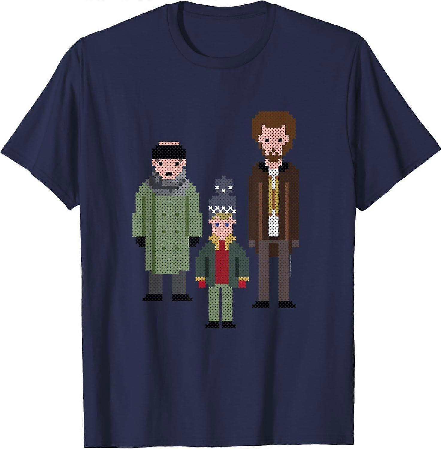 Home Alone Kevin and The Wet Bandits Cross-Stitch Pattern T-Shirt Type 0272