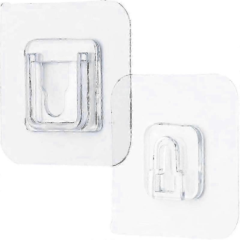 Väggmonterade toalettborste klistermärken, 10-pack