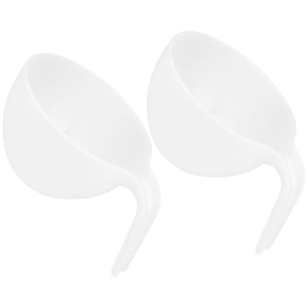 2Pcs Simple Design Bowls Baking and Marinating with Transparent Material