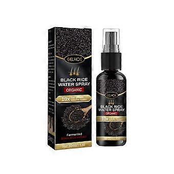 Schwarzer Reis-Haarspray stärkt und verdickt das Haar, repariert und pflegt die Haarwurzeln, macht das Haar geschmeidig, Wachstumsspray 30 ml
