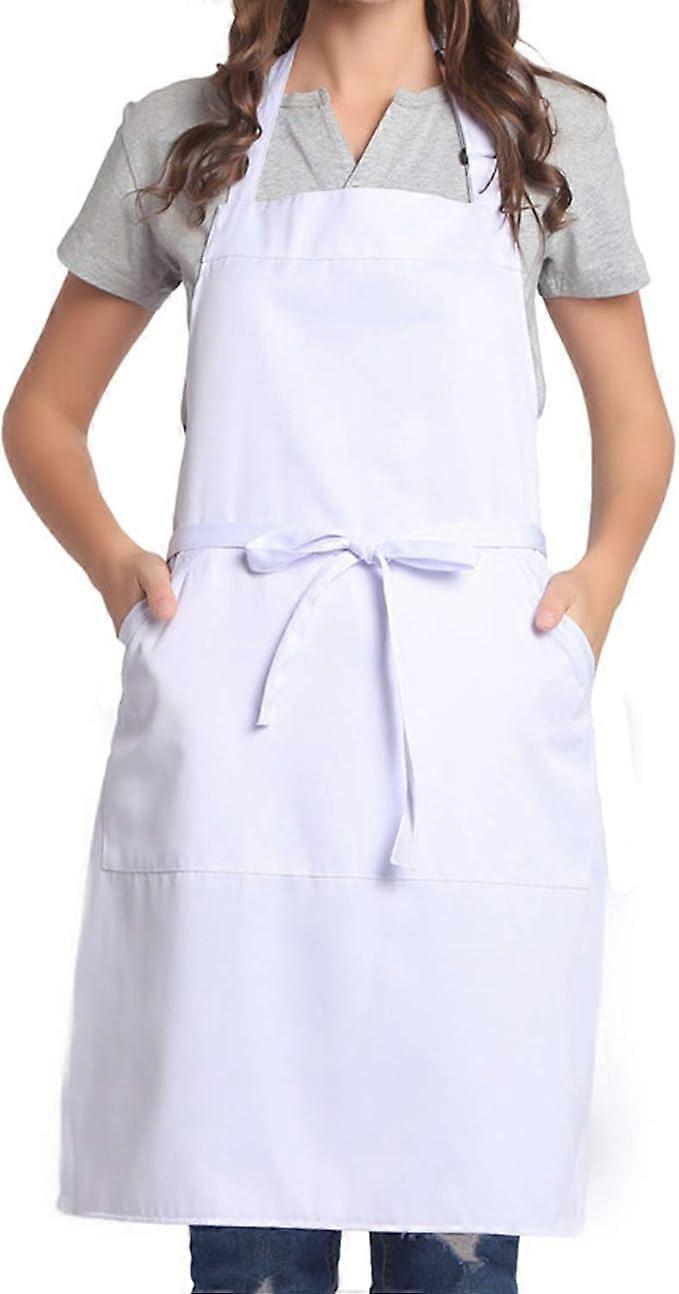 Adjustable Apron with Pockets and Extended Shoulder Straps