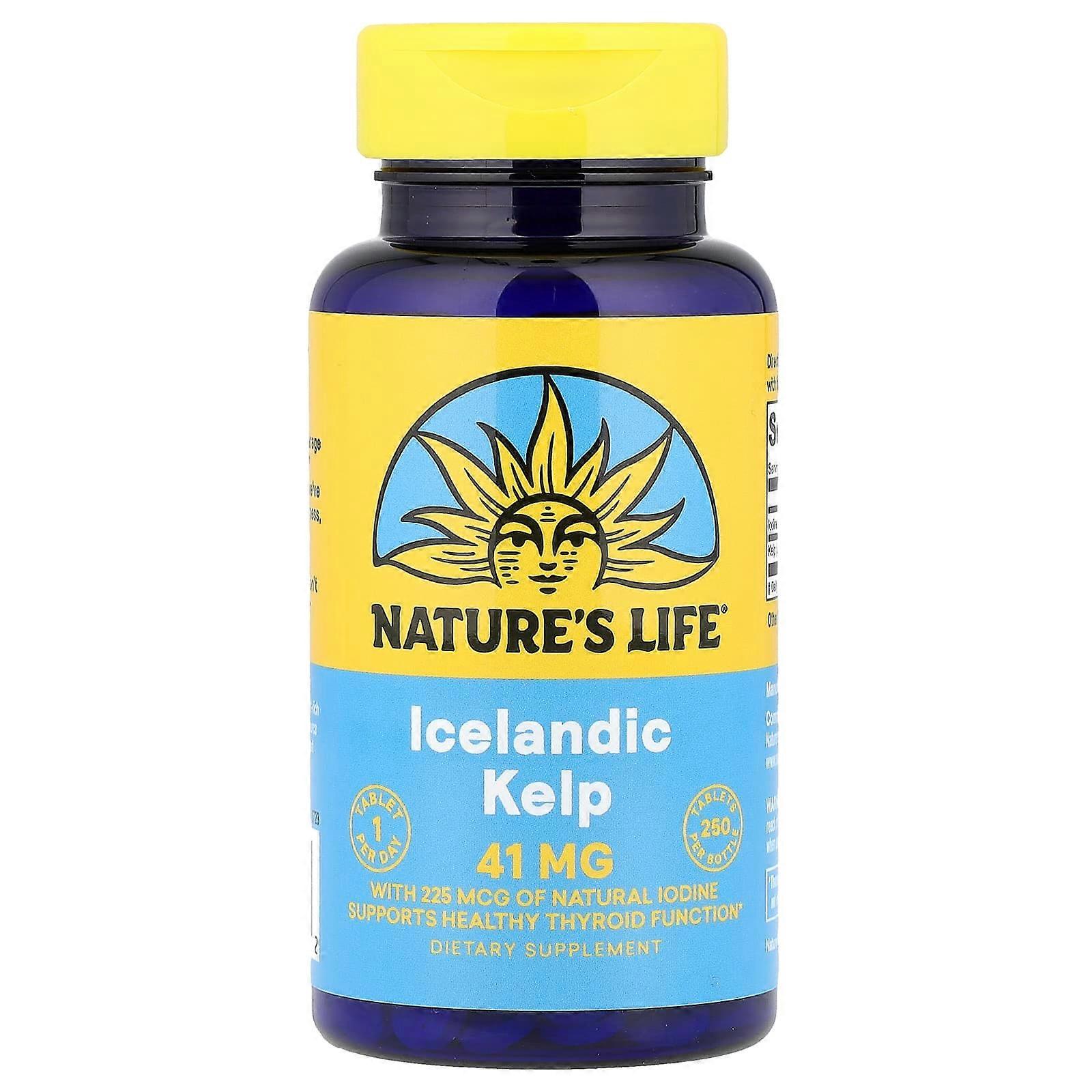 Nature's Life, Icelandic Kelp, 250 Tablets