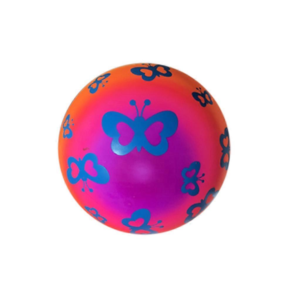 Rainbow Elastic Beach Ball for Playing Use 5Pcs PVC Balls