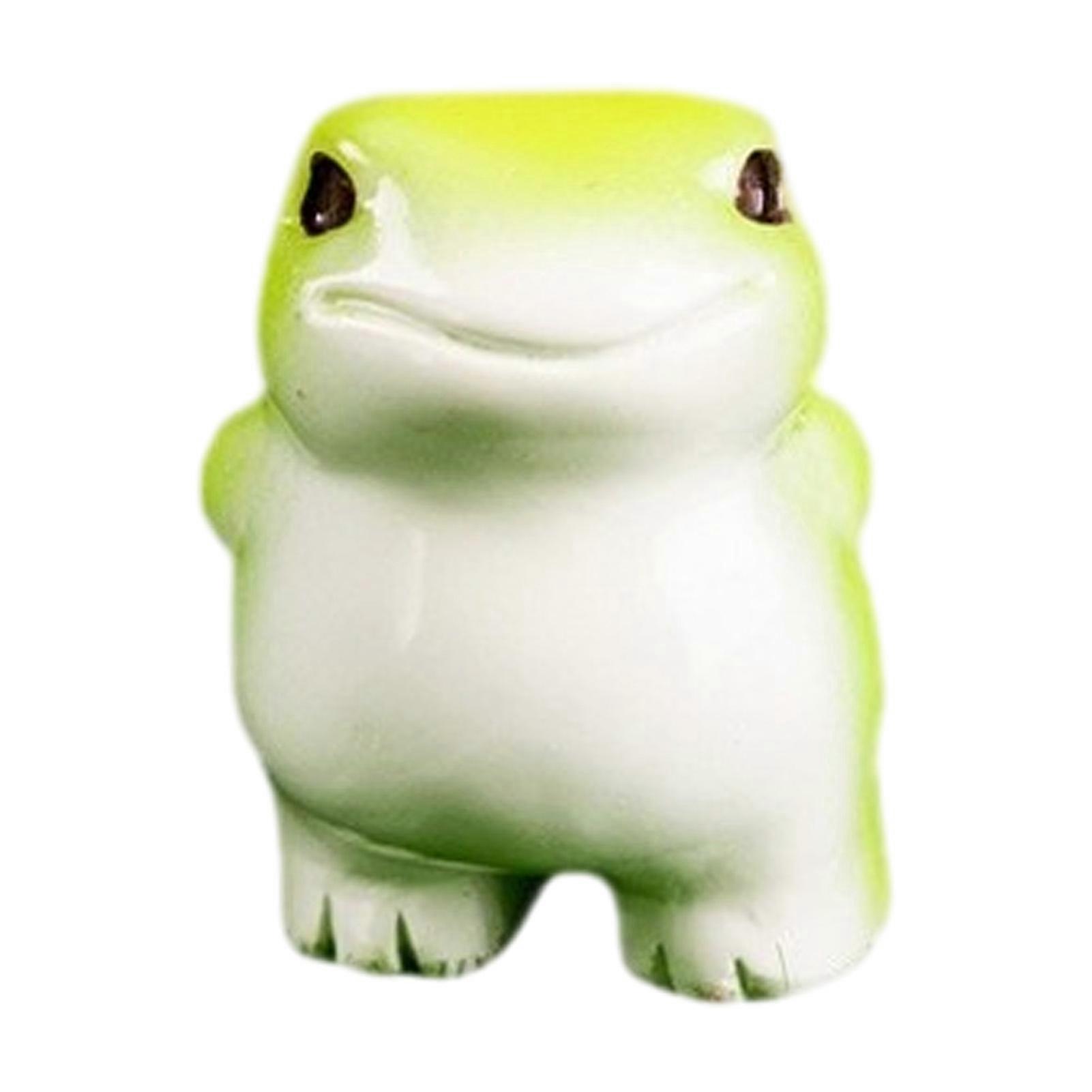 Tiny Frog Figurine Resin DIY Landscape Decor