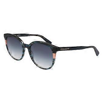Sunglasses LONGCHAMP LO752S 406 TEXTURED BLUE 55/19/140 FEMALE