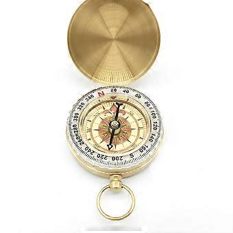 Outdoor Compass, Waterproof Brass Compass, Pocket Compass for Travel, Camping, Hiking, Hunting and Outdoor Activities