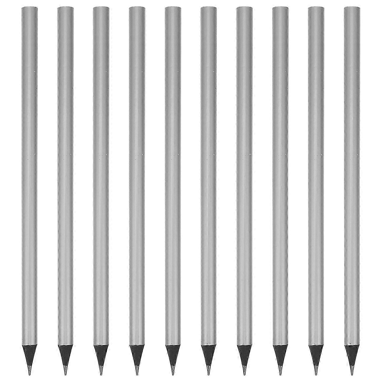 Carpenter Pencil Silver Multi-Use Woodworking Marking Tool 10Pcs Set