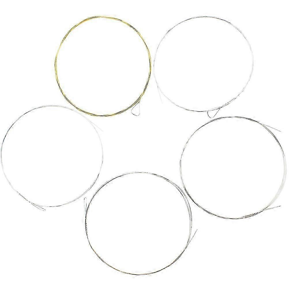 Banjo String 5-String Banjo Strings for Replacement 5Pcs Professional Set