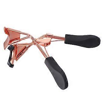 Zalotka do rzęs Curling Clip Make up Beauty Tool z gumową podkładką (różowe złoto)