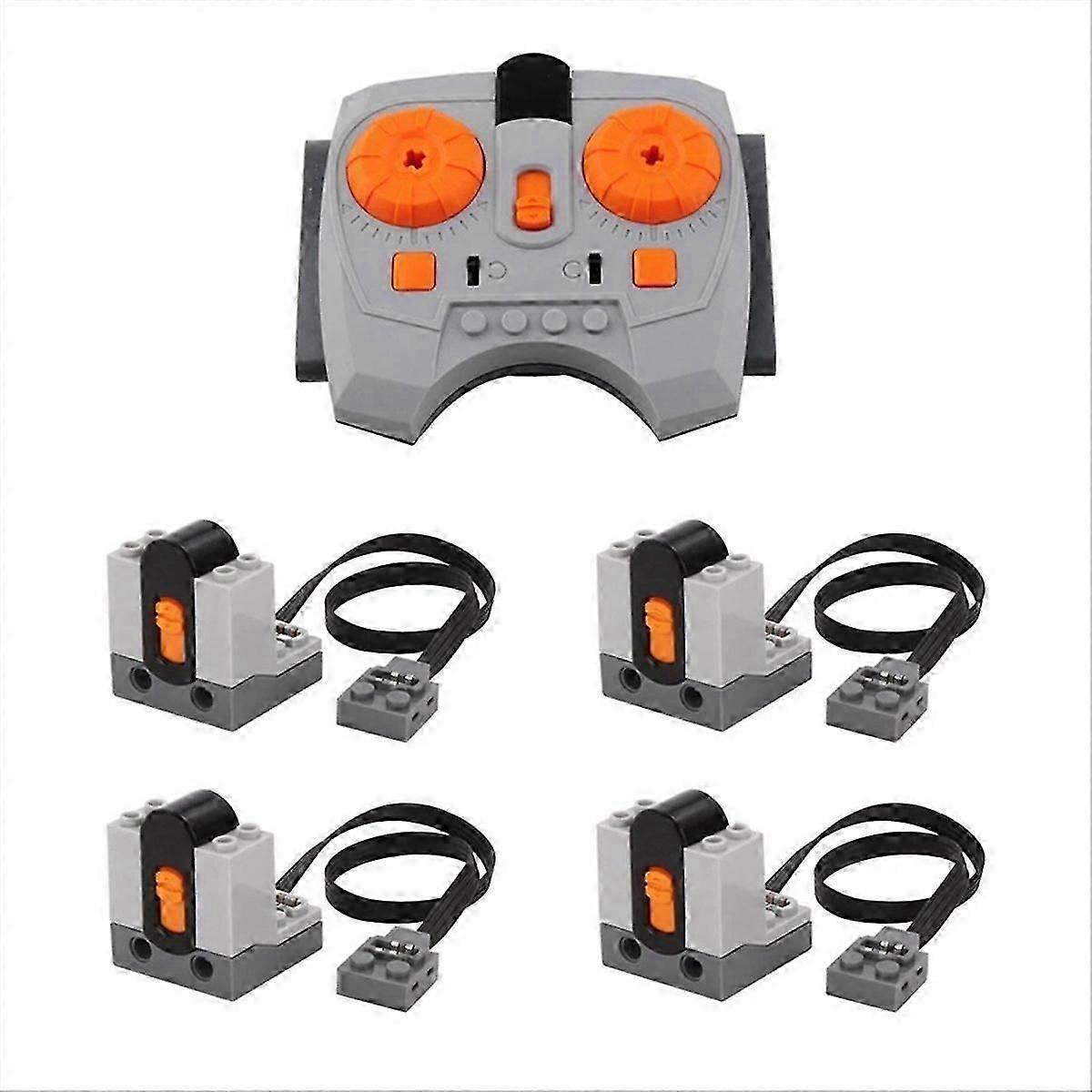 5PCS Power Functions Set 8879 IR Speed Adjustable Remote Control