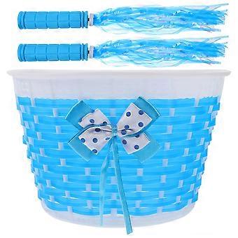 Kids Bike Basket Set for Bike Use 1Set Kid Bicycle Handlebar Streamers