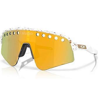 Oakley Sutro Lite Sweep Mathieu Van Der Poel Signature Series, Prizm 24k/Red-Gold Splatter
