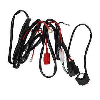 Motocykl LED Przełącznik światła roboczego Wiązka przewodów 12V 40A do 9?32V Dirt Bikes ATV Samochód elektryczny