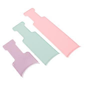 Assorted Color Balayage Board for Hair Coloring Paddle Highlighting Kit 9Pcs