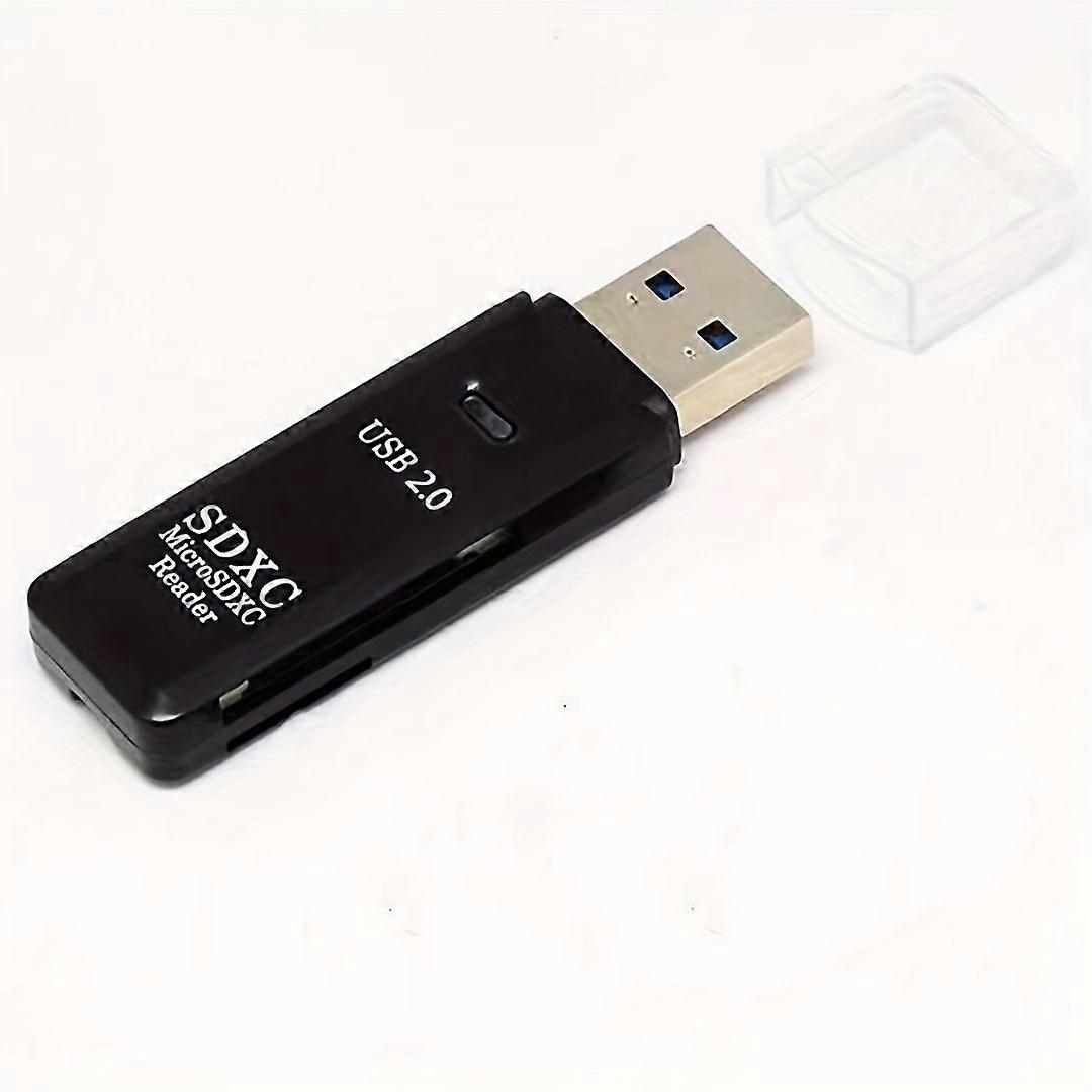 High-Speed 2-In-1 Tf/Sd Card Reader - Plug & Play, Multi-Function Usb Connector