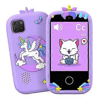 Kids Smart Phone, HD Dual Camera Touchscreen Cell Phone for Kids, Preschool Learning Education Toy Play Phone for Christmas Birthday Gifts_hz