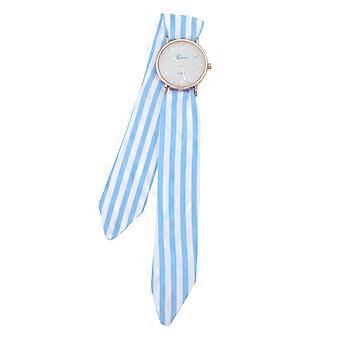 Relógio de pulso feminino com laço, estilo fashion, para marcar as horas, 2 peças, decoração Sky.
