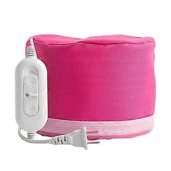 Upgraded Heated Hair Cap for Frizzy Hair, Smart Temperature Control with Auto Shut-Off, Home Professional Conditioning Cap, Pink