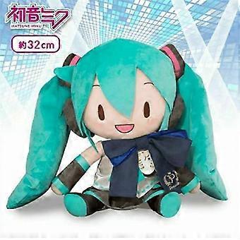 32 cm Kawaii Hatsune Miku Plyschdocka Anime Ny rosett Miku Preciality Plyschkudde Soffa Ornament Rum