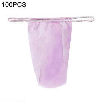 100pcs/set Disposable Panties Waistband T Thong Convenient Women Hygienic T Thong Underwear For Spa Ay