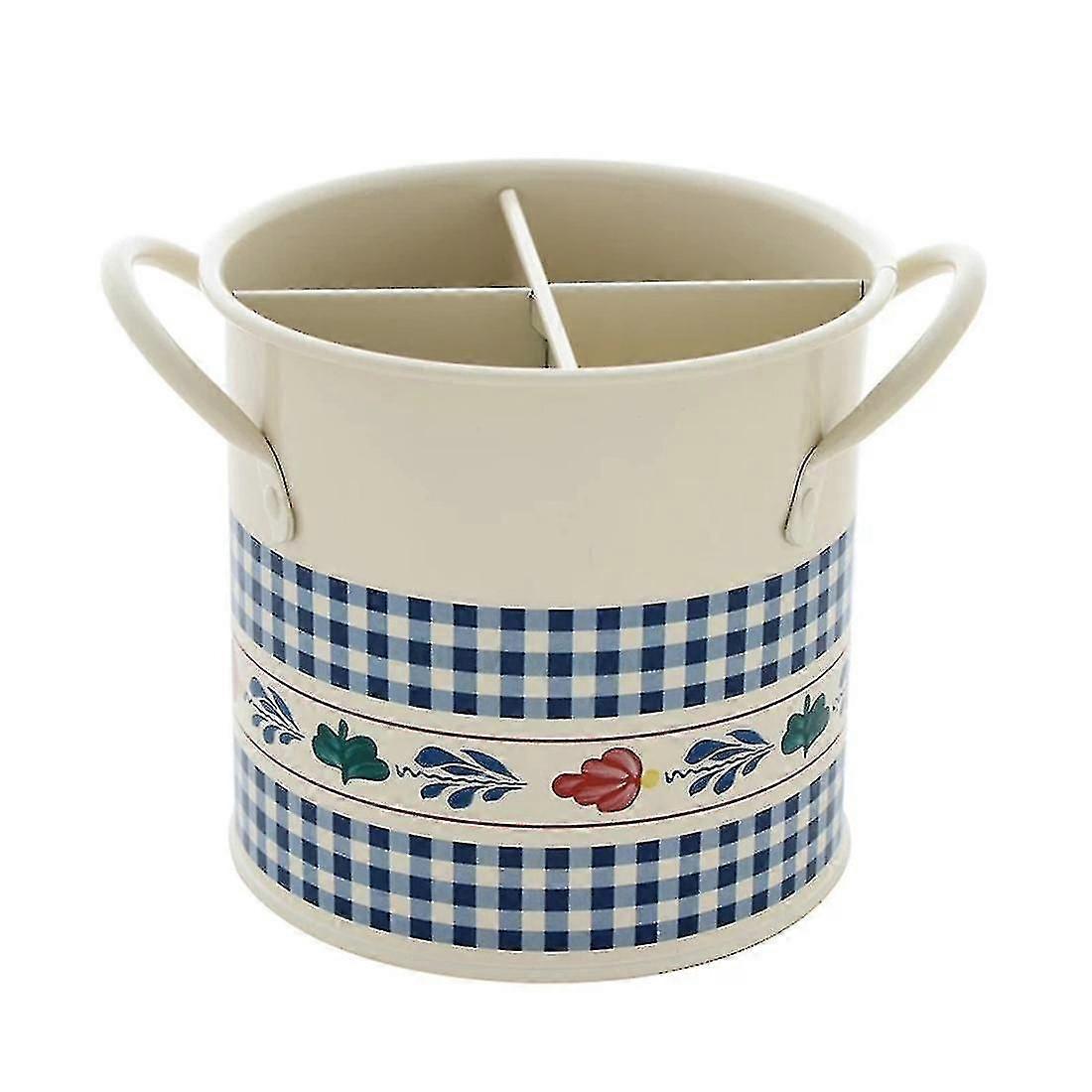 Spoon Fork Pot Holder Tableware Storage Bucket Utensil Container B