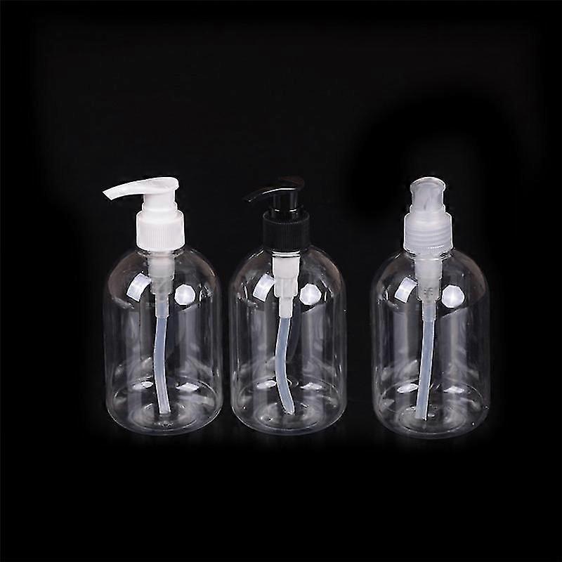 Dispenser Press Type Transparent Cosmetic Container