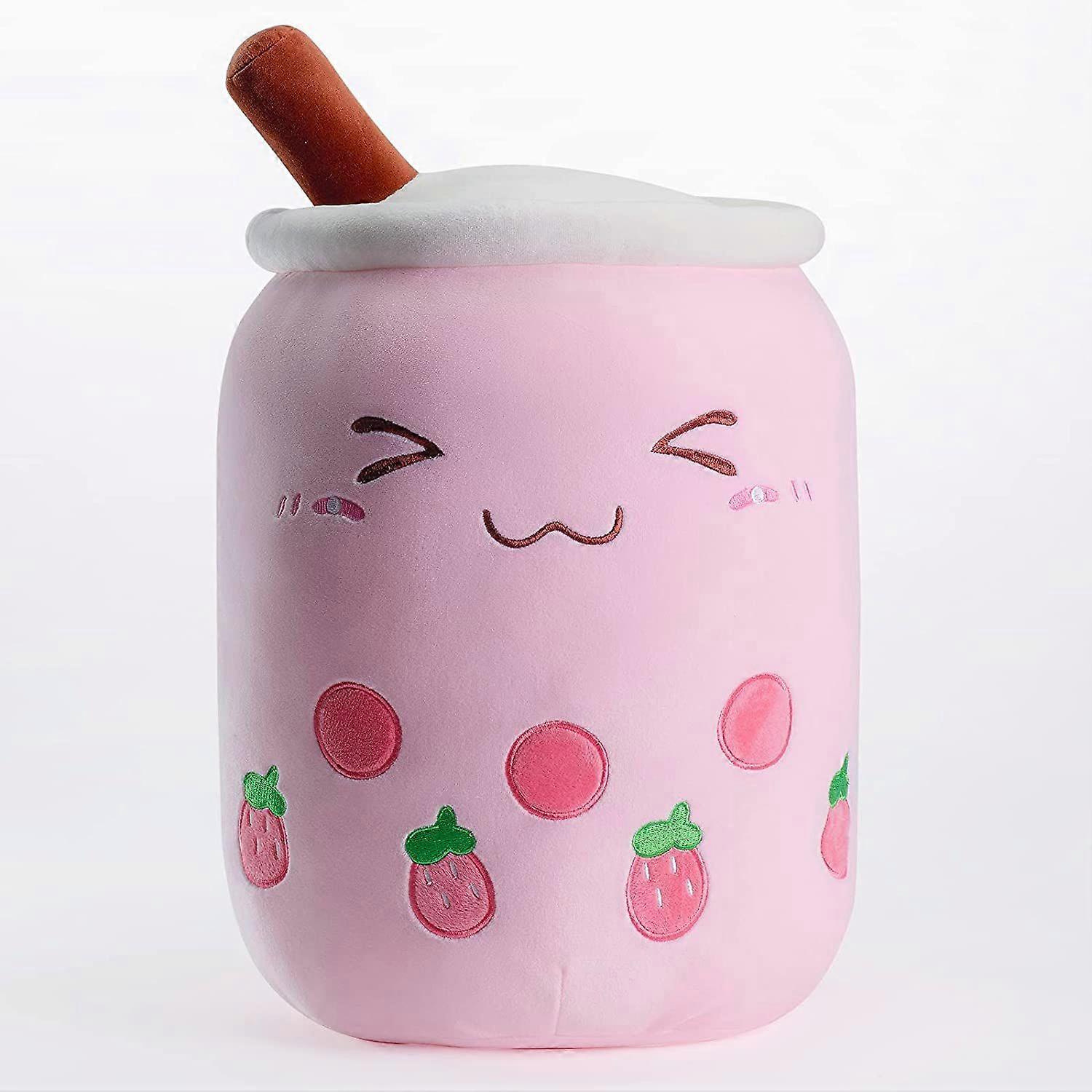 HICAS Peluche Bubble Tea Kawaii – Oreiller Thé Au Lait 24 Cm – Coton PP – Câlin Doux – Cadeau Anniversaire Enfant