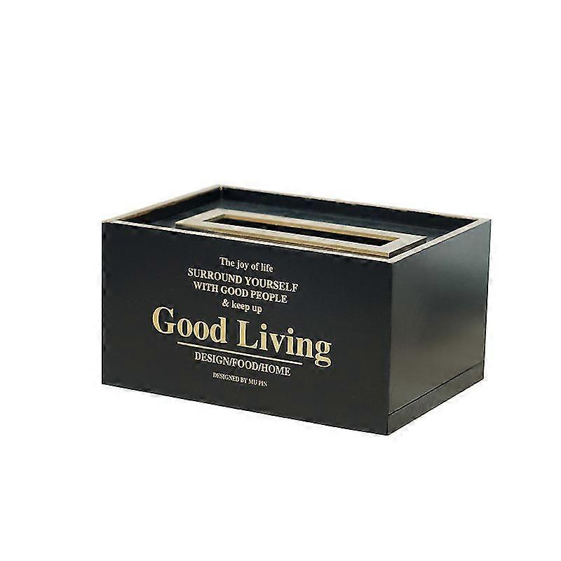 (black)facial Tissue Holder Case Dispenser