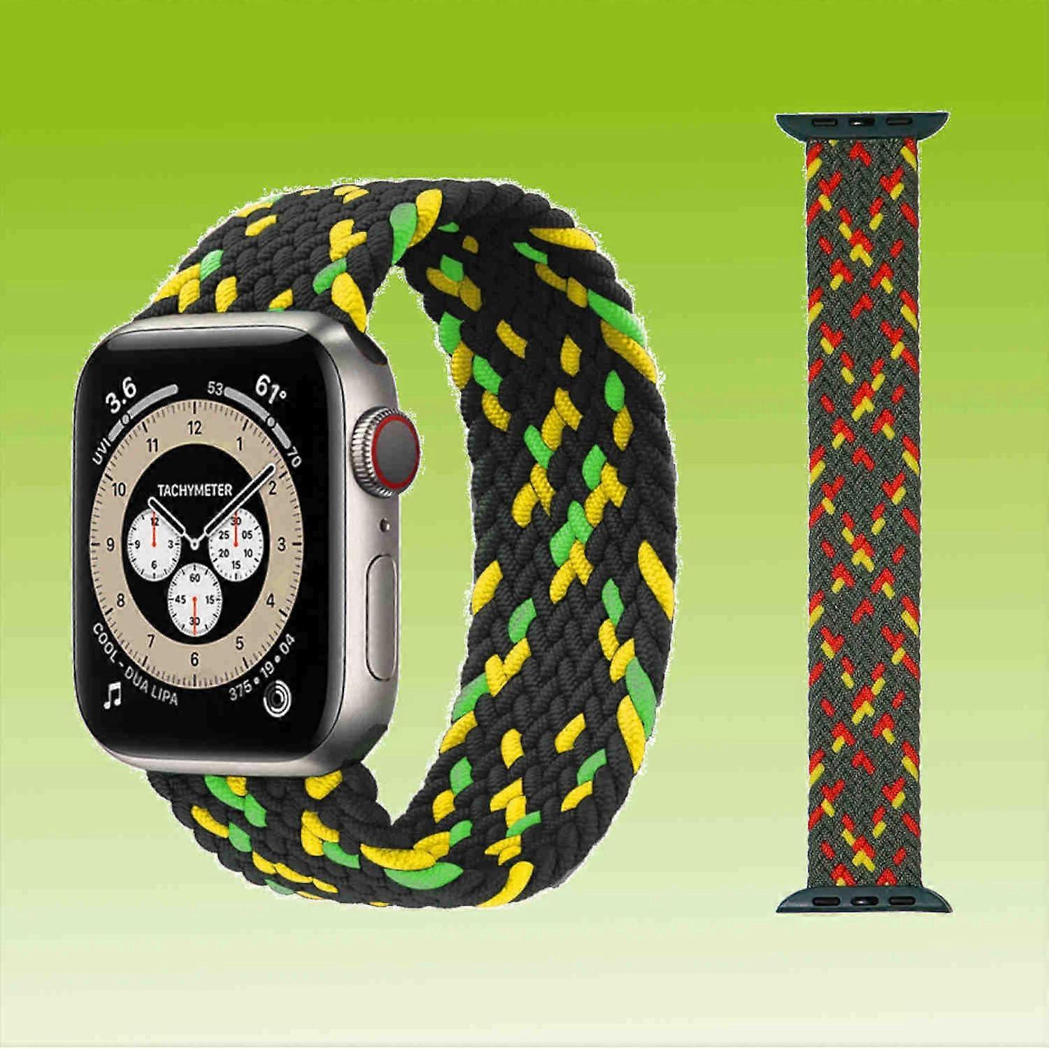 Replacement Nylon Watch Band for Apple Watch Series 10 42mm / 9 8 7 41 / 6 SE 5 4 40 / 3 2 1 38mm