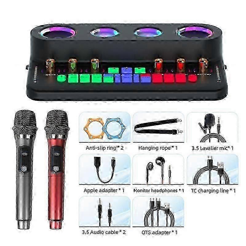 Engelse versie Geluidskaart Luidspreker Karaoke Bluetooth-luidspreker