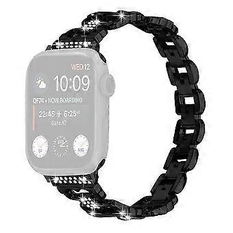 Horlogeband compatibel met Apple Watch Series 11, 10, 42 mm / 9, 8, 7, 41 mm / SE3, SE2, SE6, 5, 4, 40 mm / 3, 2, 1, 38 mm zinklegering vervangen